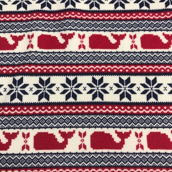 NWOT Vineyard Vines Christmas Holiday Thermal Long Sleeve Women’s Large - Picture 3 of 15